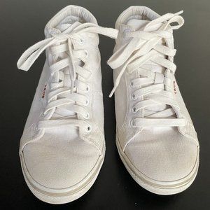 Taos Top Star - White Canvas High Tops